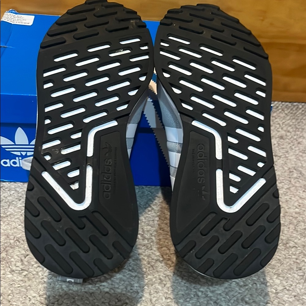 Adidas Multix Gray & White Sneakers - Picture 2 of 13
